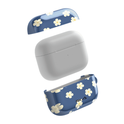 White Flowers AirPods Case